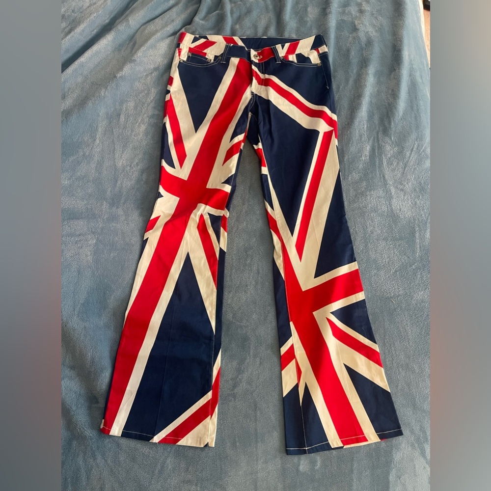 Union Jack bell bottoms